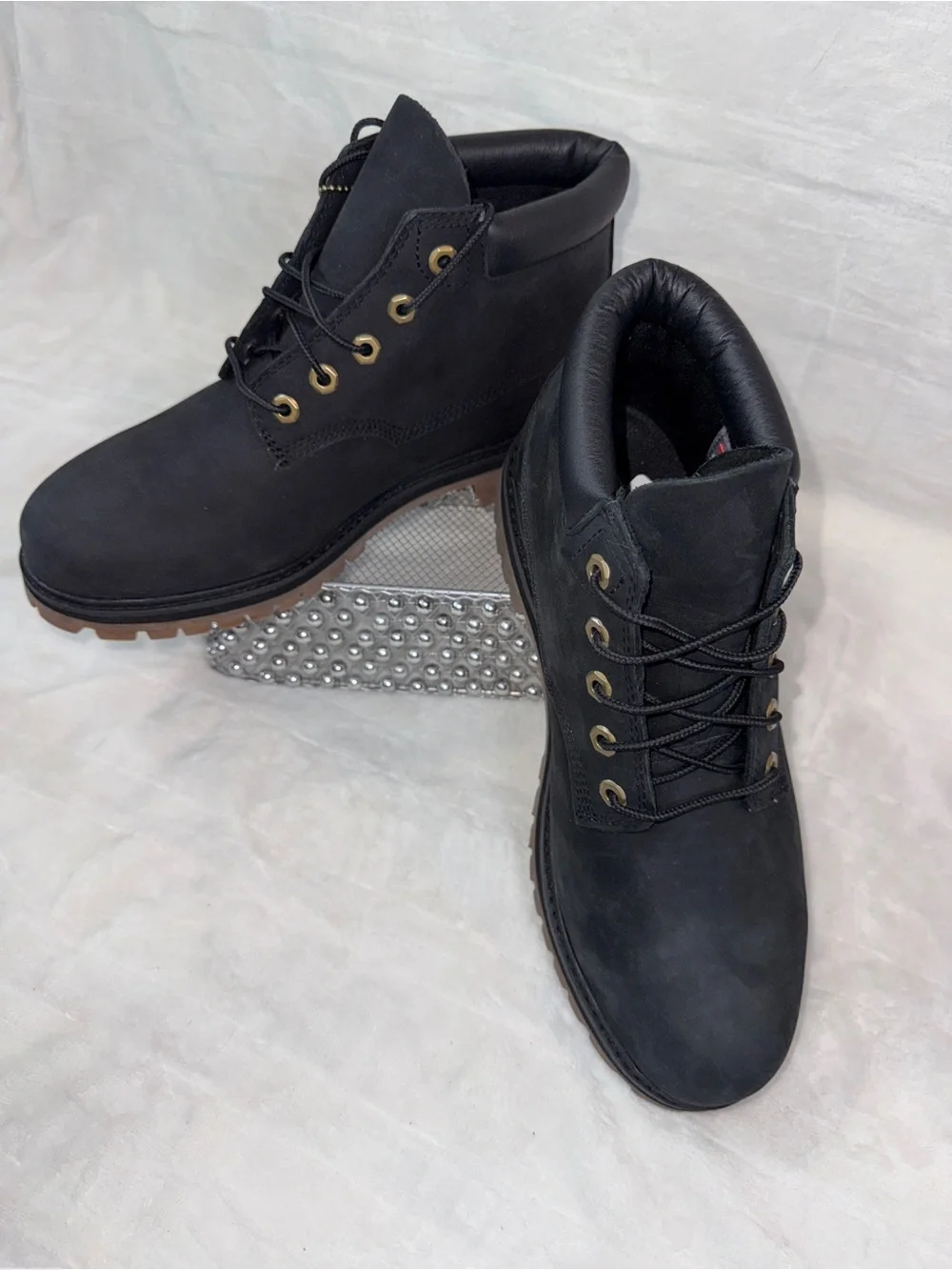 🖤 Timberland Rockaway Chukka Boots Black Nubuck Sz 10M/11.5W TB0A6F85 🥾
